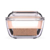 LUMINARC TEMPERED GLASS COW BUTTER DISH, 110X170MM