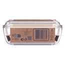 LUMINARC TEMPERED GLASS COW BUTTER DISH,