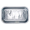 LUMINARC TEMPERED GLASS COW BUTTER DISH,