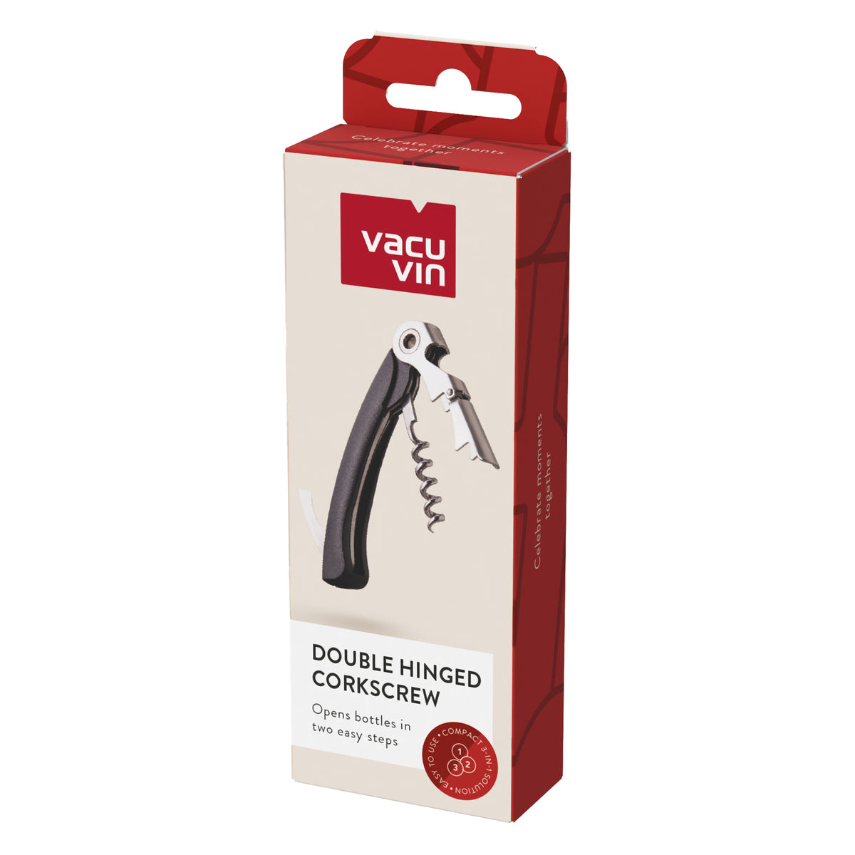 VACU VIN DOUBLE-HINGED CORKSCREW