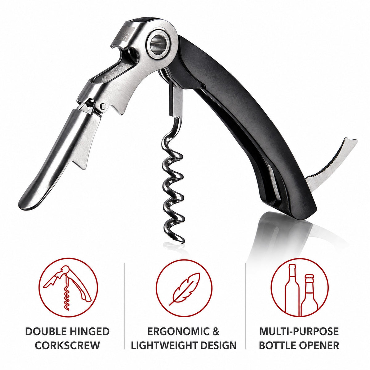 VACU VIN DOUBLE-HINGED CORKSCREW