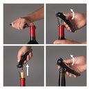 VACU VIN BLACK SINGLE PULL CORKSCREW