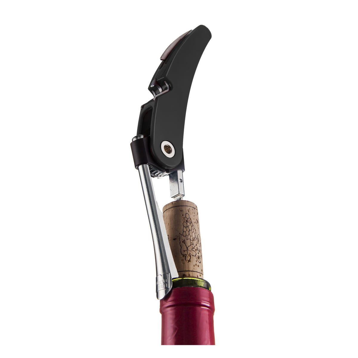 VACU VIN BLACK SINGLE PULL CORKSCREW
