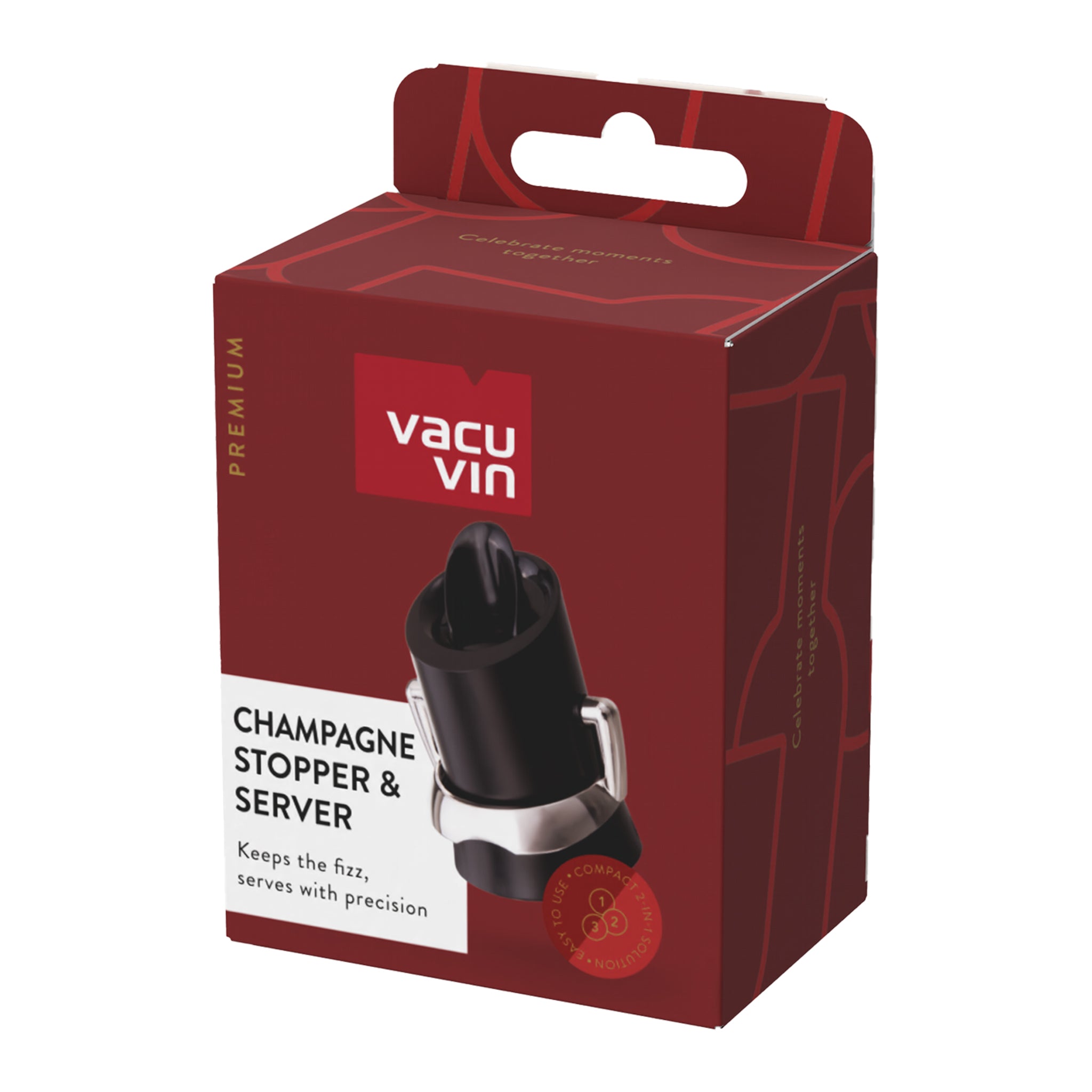VACU VIN CHAMPAGNE SAVER AND SERVER