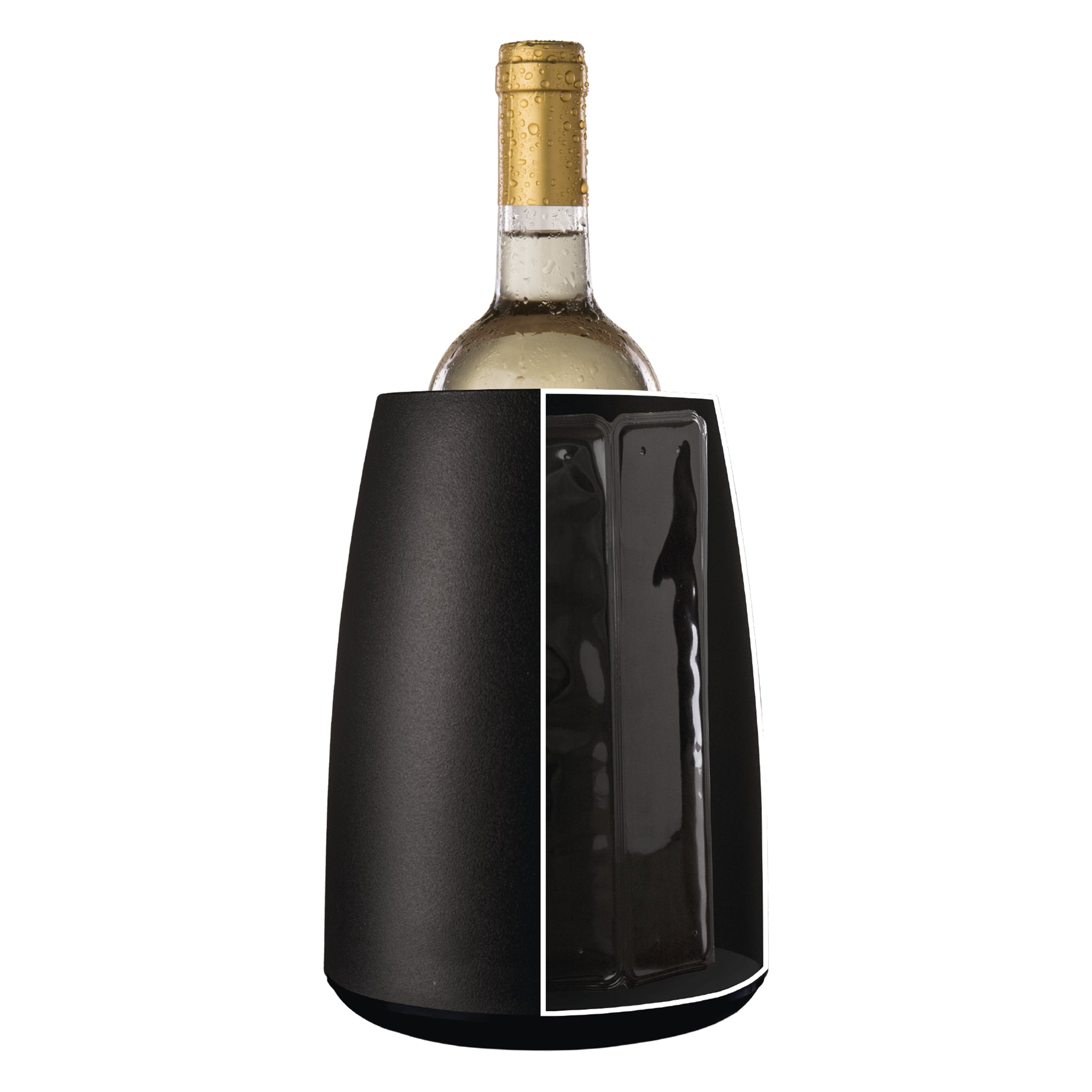 VACU VIN ACTIVE WINE BOTTLE COOLER - ELEGANT BLACK