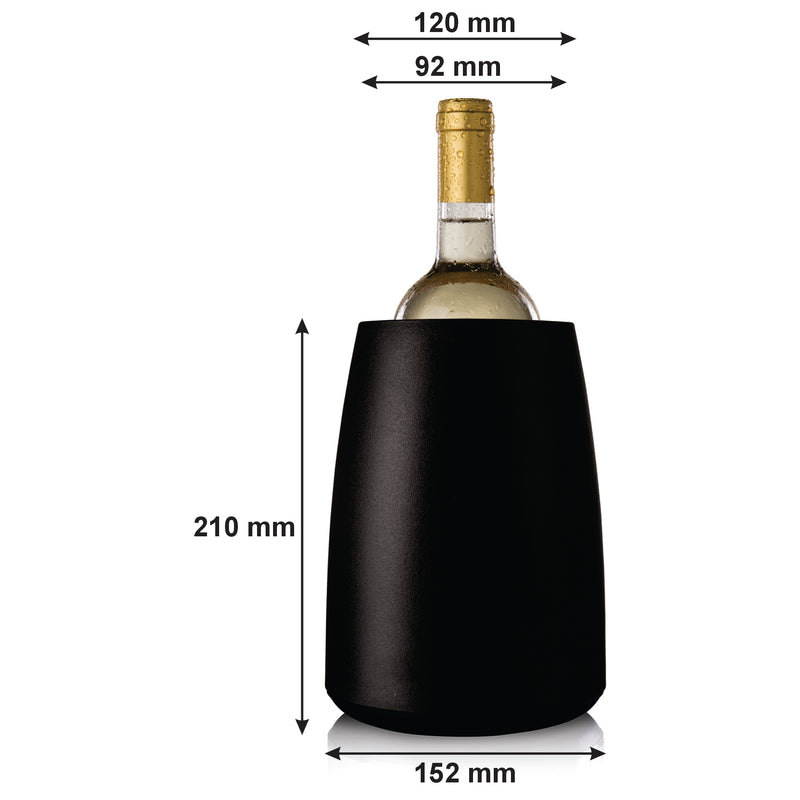 VACU VIN ACTIVE WINE BOTTLE COOLER - ELEGANT BLACK