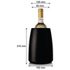 VACU VIN ACTIVE WINE BOTTLE COOLER - ELEGANT BLACK