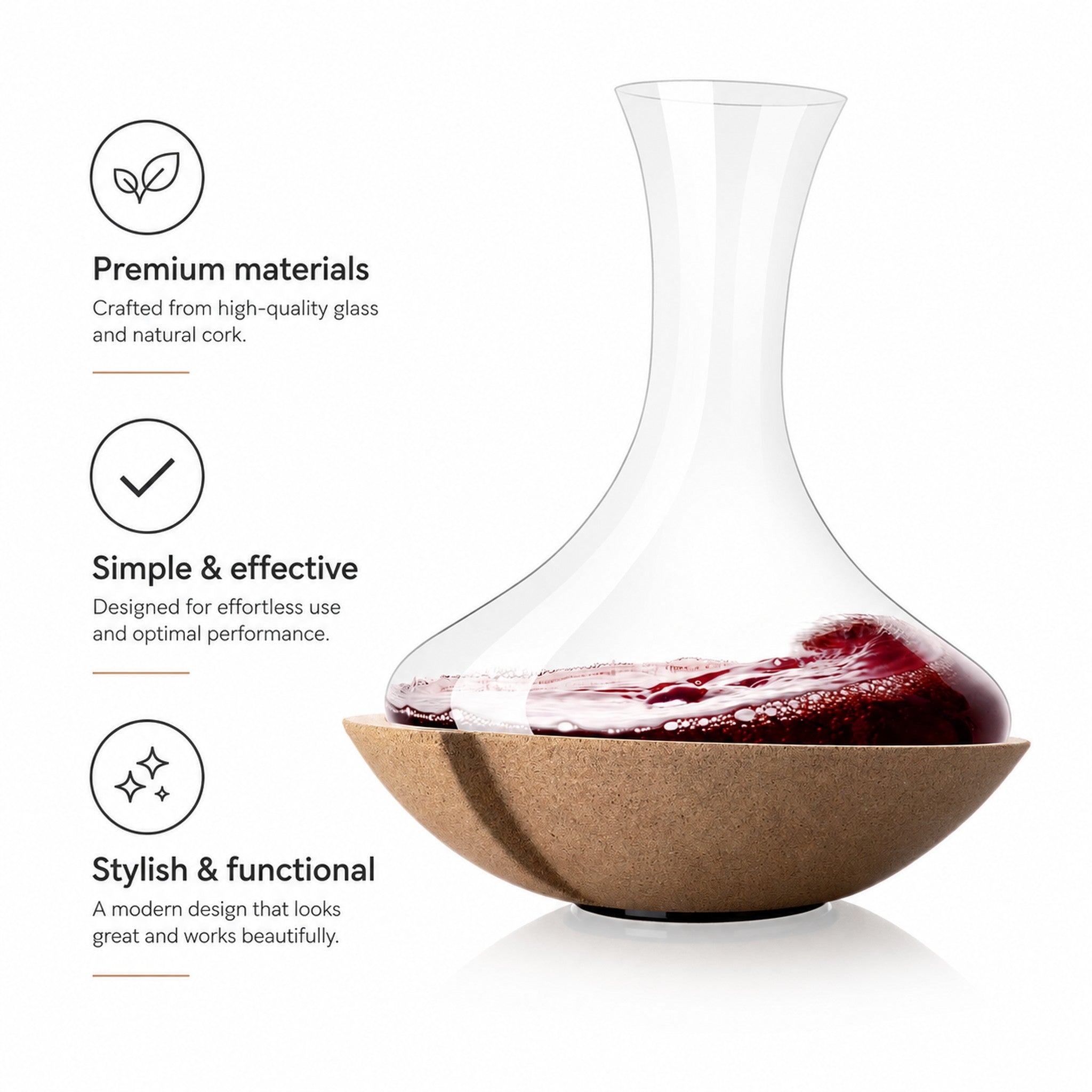VACU VIN SWIRLING WINE DECANTER