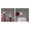 VACU VIN BLACK NON-DRIP CRYSTAL WINE SERVER 2 PIECE SET