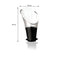 VACU VIN BLACK NON-DRIP CRYSTAL WINE SERVER 2 PIECE SET