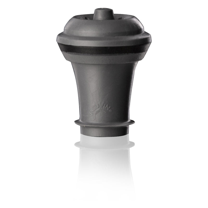 VACU VIN BLACK WINE SAVER GIFT PACK, (1 PUMP + 2 WINE STOPPERS)
