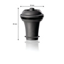 VACU VIN BLACK WINE SAVER GIFT PACK, (1 PUMP + 2 WINE STOPPERS)