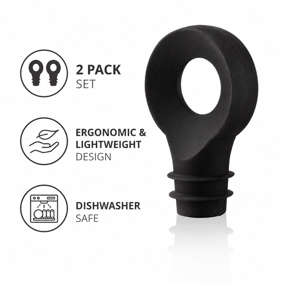 VACU VIN BOTTLE STOPPER 2PK SET