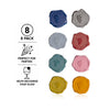 VACU VIN CLASSIC GLASS MARKERS 8PK SET