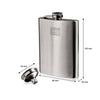 VACU VIN HIP FLASK & FUNNEL STAINLESS STEEL, (240ML)