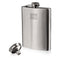 VACU VIN HIP FLASK & FUNNEL STAINLESS STEEL, (240ML)