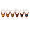 VACU VIN BEER BOTTLE MARKER & STOPPER LEATHER SET OF 6
