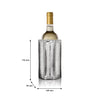 VACU VIN ACTIVE WINE BOTTLE COOLER - SILVER