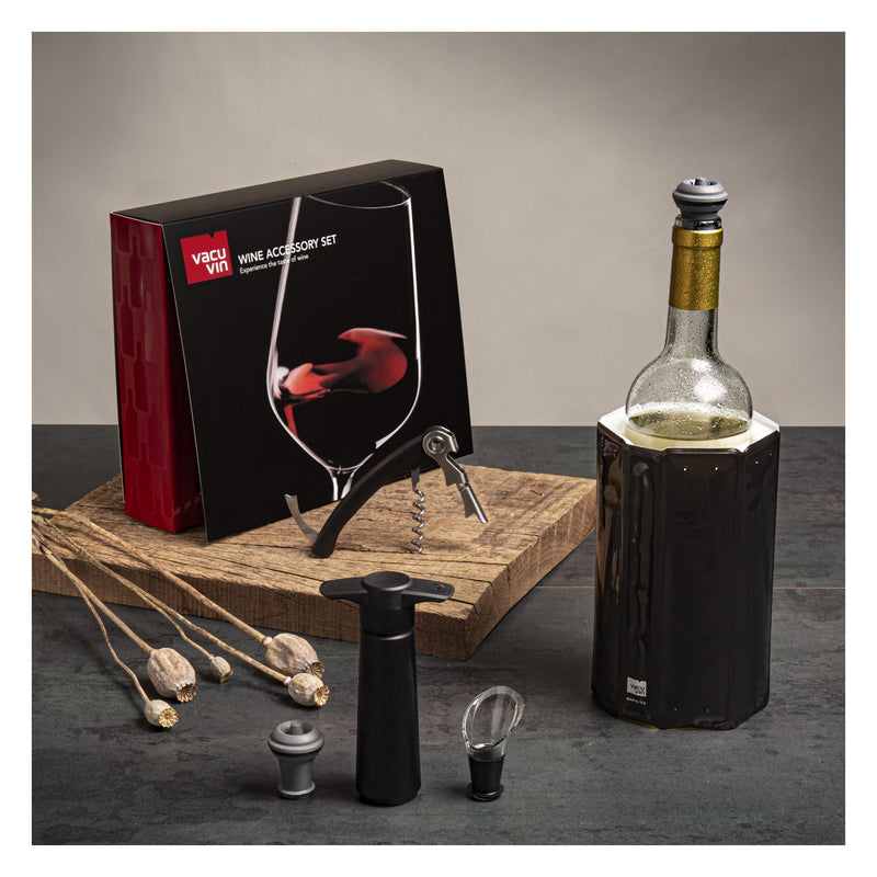 VACU VIN WINE ACCESSORY 6 PIECE SET