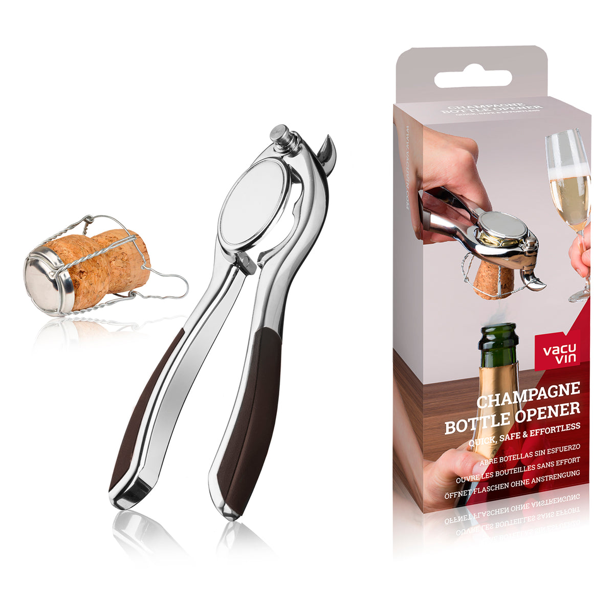 VACU VIN CHAMPAGNE BOTTLE OPENER