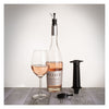 VACU VIN WINE SERVER & STOPPER BLACK, 2PCS
