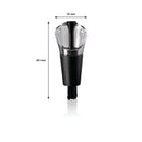 VACU VIN WINE SERVER & STOPPER BLACK, 2PCS