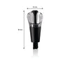 VACU VIN WINE SERVER & STOPPER BLACK, 2PCS