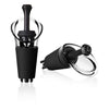 VACU VIN WINE SERVER & STOPPER BLACK, 2PCS