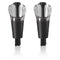 VACU VIN WINE SERVER & STOPPER BLACK, 2PCS
