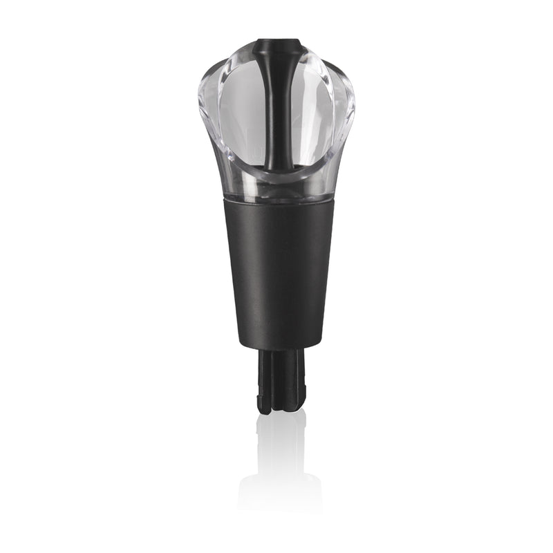VACU VIN WINE SERVER & STOPPER BLACK, 2PCS