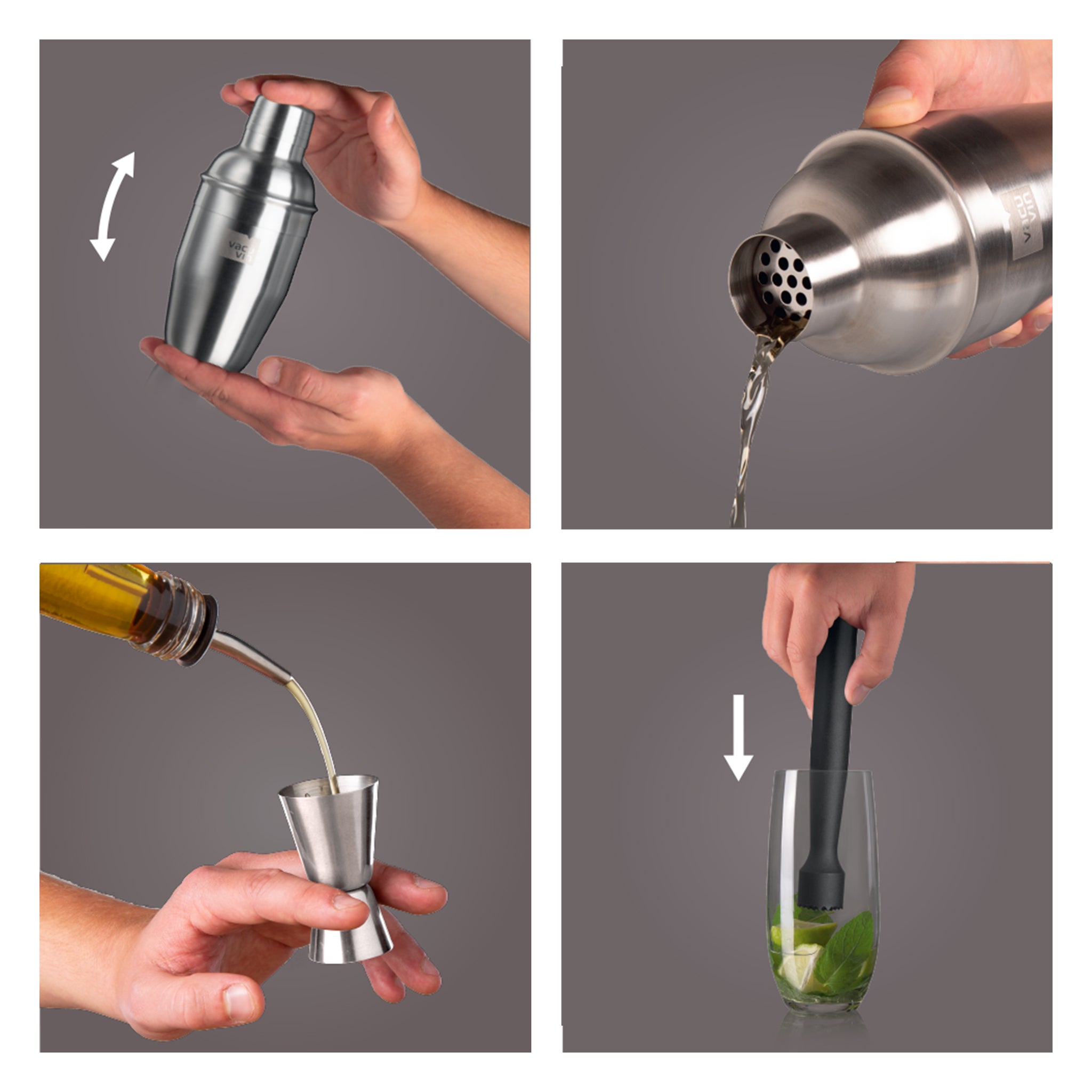 VACU VIN BASIC COCKTAIL 3PK SET