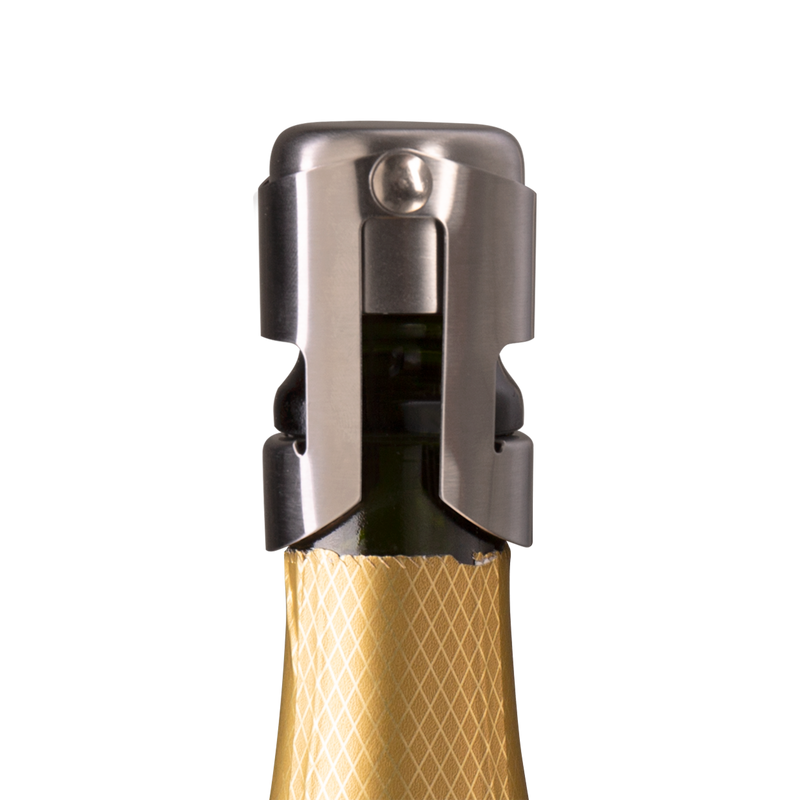 VACU VIN CHAMPAGNE STOPPER STAINLESS STEEL