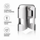 VACU VIN CHAMPAGNE STOPPER STAINLESS STEEL