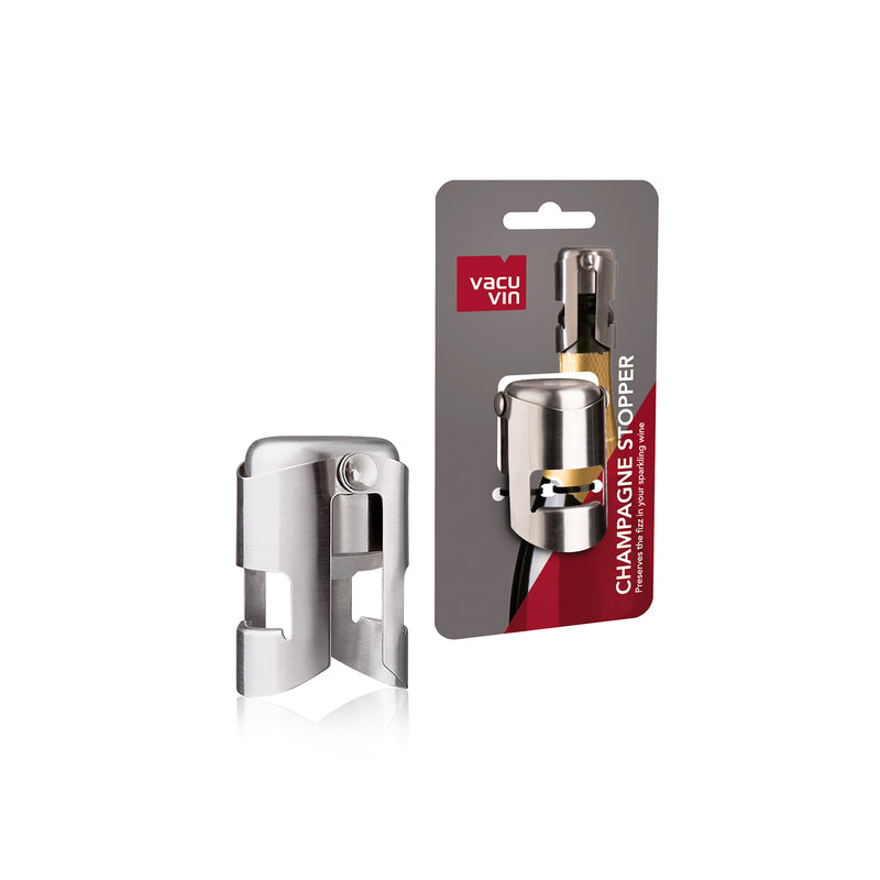 VACU VIN CHAMPAGNE STOPPER STAINLESS STEEL