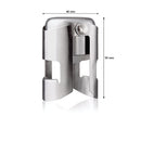 VACU VIN CHAMPAGNE STOPPER STAINLESS STEEL