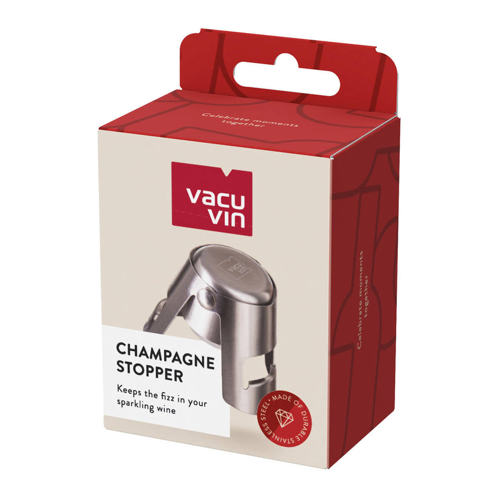 VACU VIN CHAMPAGNE STOPPER STAINLESS STEEL