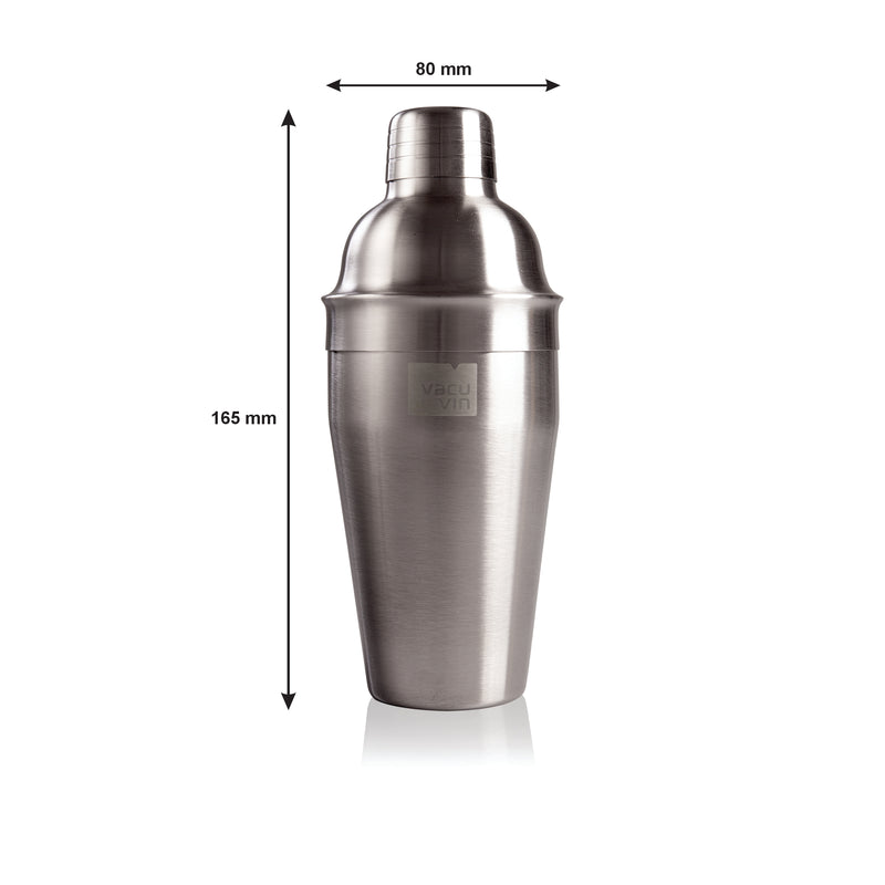 VACU VIN COCKTAIL SHAKER STAINLESS STEEL, 550ML