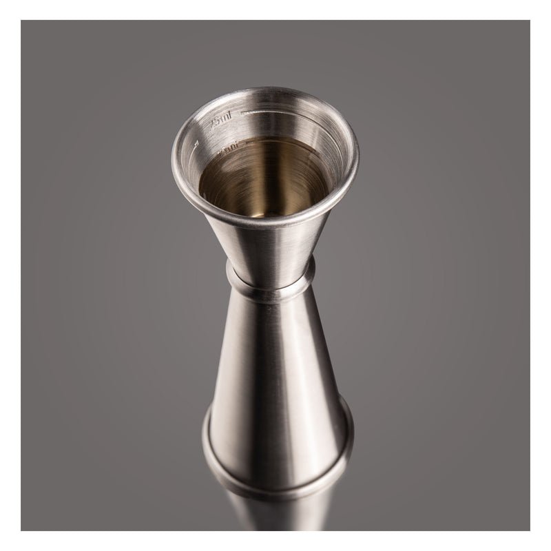 VACU VIN JAPANESE JIGGER STAINLESS STEEL. 30ML/60ML
