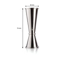 VACU VIN JAPANESE JIGGER STAINLESS STEEL. 30ML/60ML