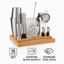 VACU VIN COCKTAIL BAR IN A BOX 16PCS SET