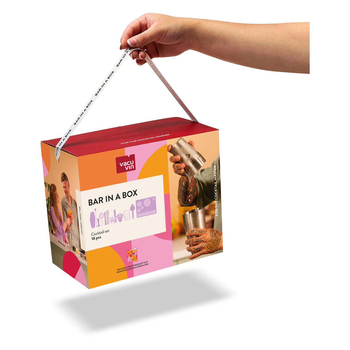 VACU VIN COCKTAIL BAR IN A BOX 16PCS SET