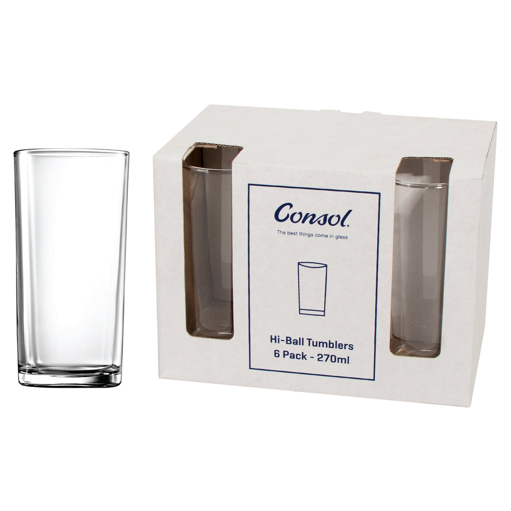 CONSOL HIBALL TUMBLERS 6PK, 270ML