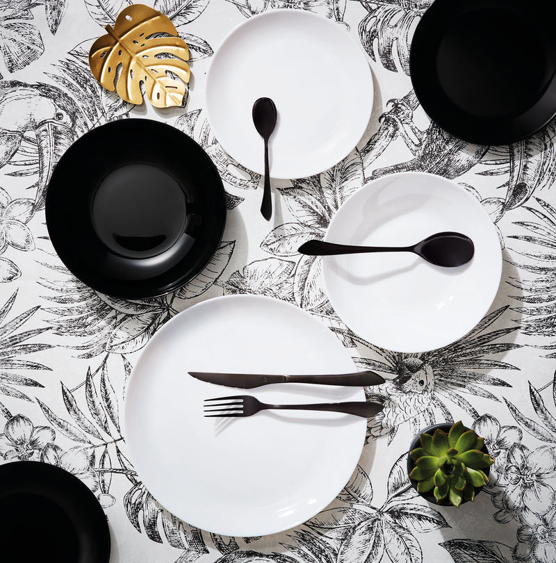 LUMINARC OPAL BLACK SOUP BOWL, 780ML (200MM DIA)