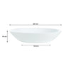 CONSOL OPAL RIMLESS SOUP BOWL, 200MM DIA