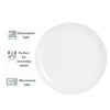 CONSOL OPAL DINNER PLATE,  250MM DIA