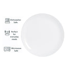 CONSOL OPAL DINNER PLATE,  250MM DIA