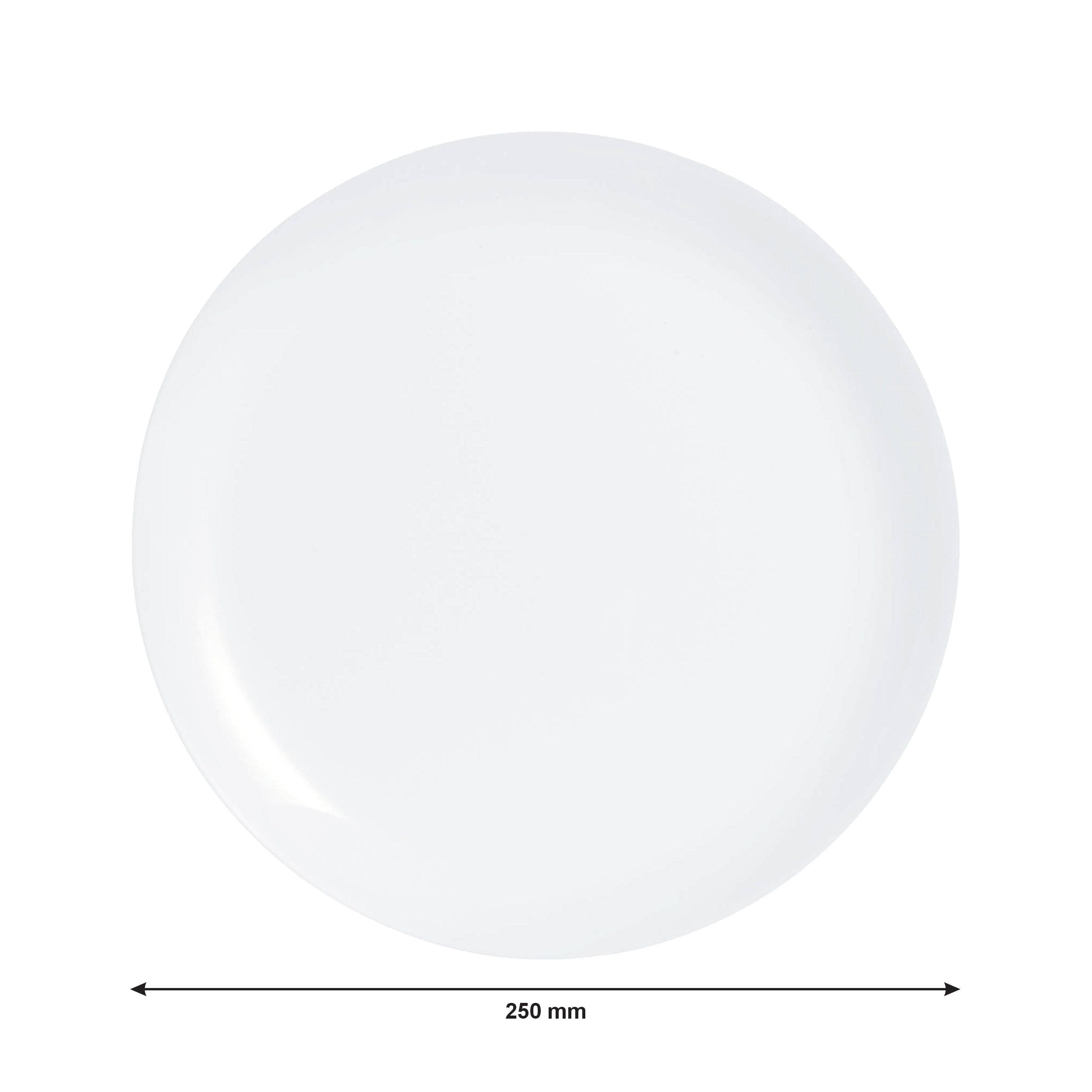 CONSOL OPAL DINNER PLATE,  250MM DIA