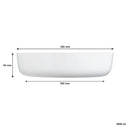 CONSOL GENEVA ROUND OPAL OVEN GLASS DISH, 4LT (300MM DIAX68MM)