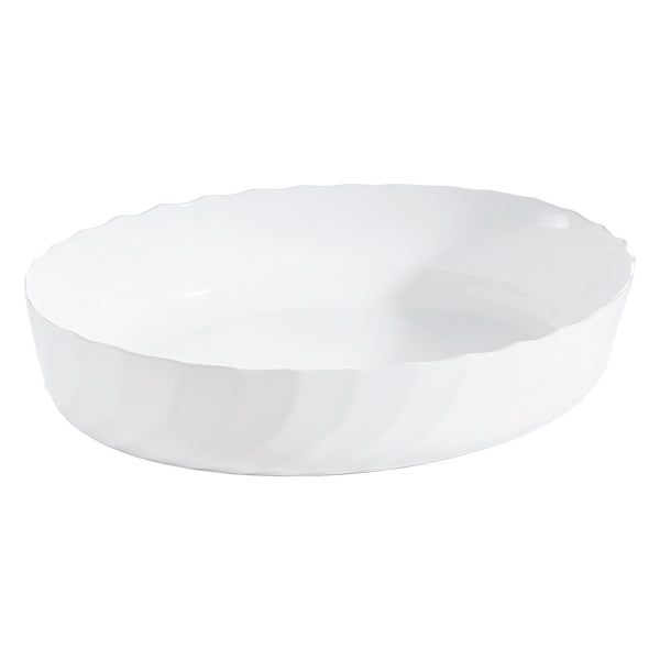 CONSOL VERSAILLES OVAL OPAL OVEN GLASS DISH, 4.8LT (360X290X75MM)