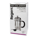REGENT COFFEE PLUNGER 8 CUP WITH CHROME FRAME, 1.1L